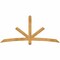 Ekena Millwork Alberta Rough Sawn Timber Gable Bracket, Western Red Cedar, 84"W x 38"H x 4"D x 4"F, 11/12 Pitch GBW084X38X0404ALB00RWR - alternate 1
